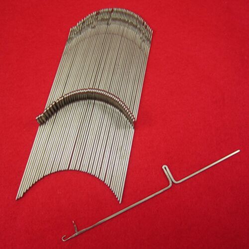 NEU 50 Nadeln für Strickmaschinen Empisal 100 und 250 Knitting Machine Needles