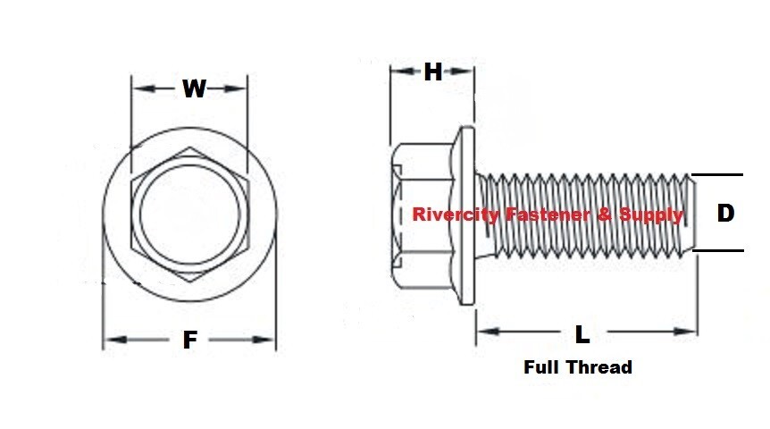 M8 - 1.25 X 25mm Hex Flange Bolt Large O.D. Class 10.9 Zinc IFI 536 - Foto 10