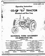 CO-OP E3 Tractor Operating Instructions (please read description)