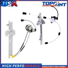 2x Window Regulator w/ Motor for Jeep Cherokee XJ 97-01 4Door Front Left & Right