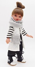 Antonio Juan Spielpuppe Emily grunge, 33 cm Festkörper Modepuppe Puppe