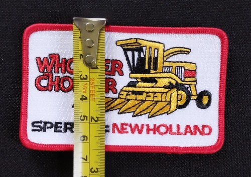 Whopper Chopper Sperry New Holland Patch Farming Advertising Patch SEW ON - Picture 3 of 6