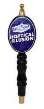 Blue Point Brewing Co ~ Hoptical Illusion ~ Beer Tap Handle 11 1/2&rdquo; Tall