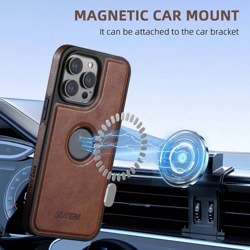 For iPhone 15 Pro Max Plus 14 13 12 Magnetic Phone Case Detachable Card Wallet - Picture 34 of 52