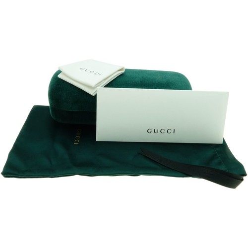 Gucci Aviator Sunglasses GG1288SA GG 1288 001 Gunmetal Green/Red Stripes Unisex - Picture 9 of 11