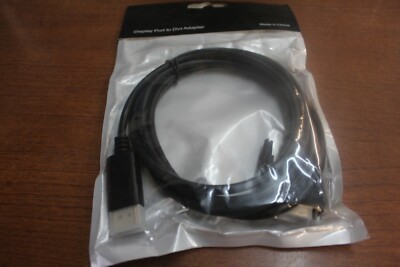 GENUINE!! UGREEN DP 6FT DISPLAYPORT TO DVI CABLE DISPLAY PORT DUAL LINK ADAPTER 