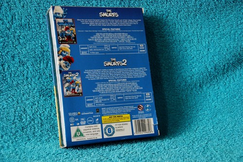 The Smurfs 1 & 2 Boxset DVD U CERT Region 2 Brand New Sealed - Picture 3 of 6