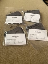 Goodfellow Co Adult Reusable Fabric Face Masks Size L/XL Black Gray 8 Masks