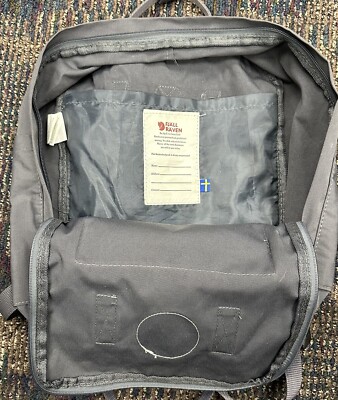 Fjallraven Kanken Classic Backpack 23510 Gray School Hiking Travel Fjallraven Kanken Backpack – Kaviso, LLC main image 2