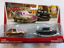 2-pack Tubbs Pacer W Paint Spray & Tolga Trunkov	Lemon	6 &7/7 Disney Pixar Car
