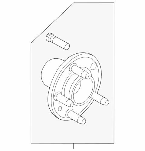 Conjunto de buje delantero izquierdo para Ford Focus C-Max 2012-2018 (N/P CV6Z-1104-A)