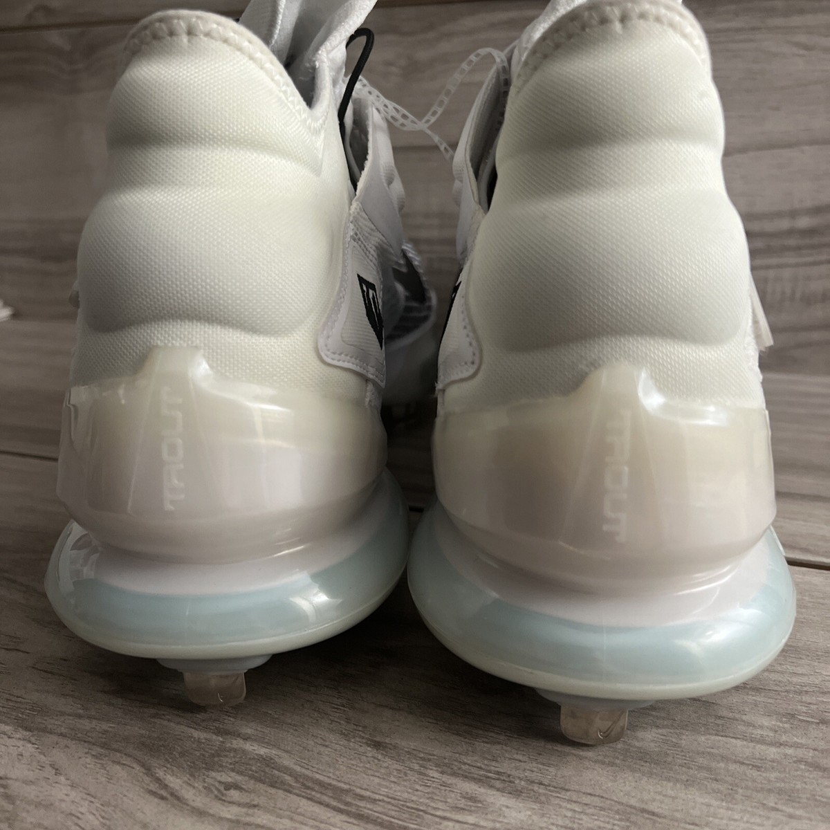 Nike Force Zoom Trout 7 Baseball Cleats White Black CI3134 