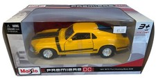 Maisto Premiere DC Yellow Ford Mustang Boss 302 Die Cast 1:24 Scale B209 