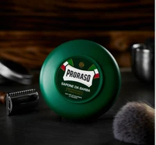 (Green Soap) Proraso Shaving Soap Jar - Menthol And Eucalyptus, 5.2 oz (150 ml)