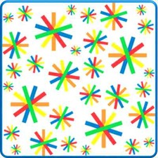 30 Custom Colorful Celebration Art Personalized Address Labels