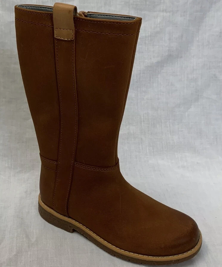 Clarks Comet Wild Girls Tan Leather Boots Uk Size 12 F EUR 30. eBay