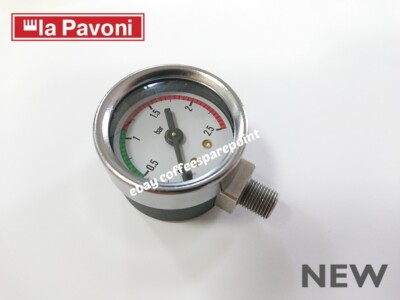 La Pavoni - Pressure Gauge Ø 41mm 0-2.5bar for Professional, Romantica - 453040