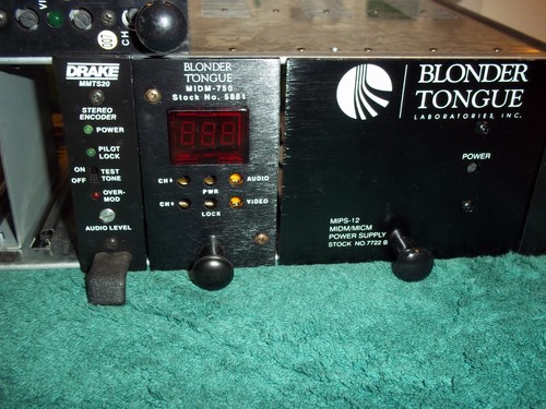Blonder Tongue MIPS-12 MIDM/MICM Chassis W/ Pwr Sup, 9 Modulators, Stereo, Demod - Picture 2 of 4