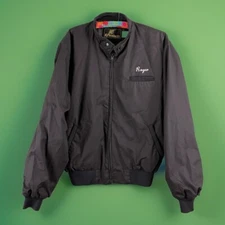 Vintage Preston Trucking K-Products Full Zip Jacket Black Size XL Chain Stitch