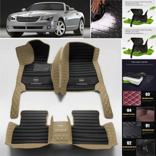 For Chrysler crossfire 2004-2008 Car Floor Mats Custom All Weather Waterproof - Imagen 18 de 36