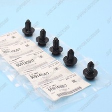 x5 OEM Subaru Forester Impreza Legacy Under Cover Bumper Fender Plastic Clip Set