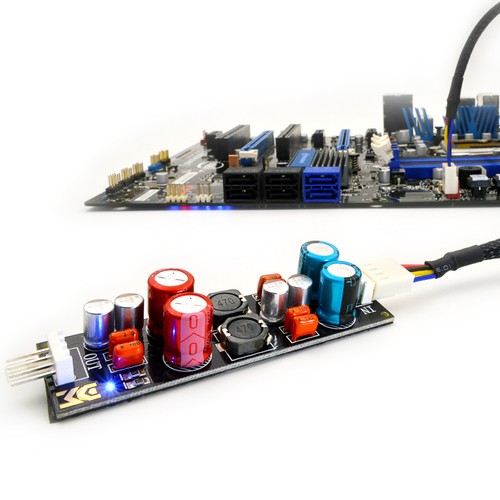 Filtr Eldelity 4Pin Izolacja wentylatora Mały wiatr Cukier Oczyszczanie mocy PC-HiFi - Zdjęcie 4 z 6