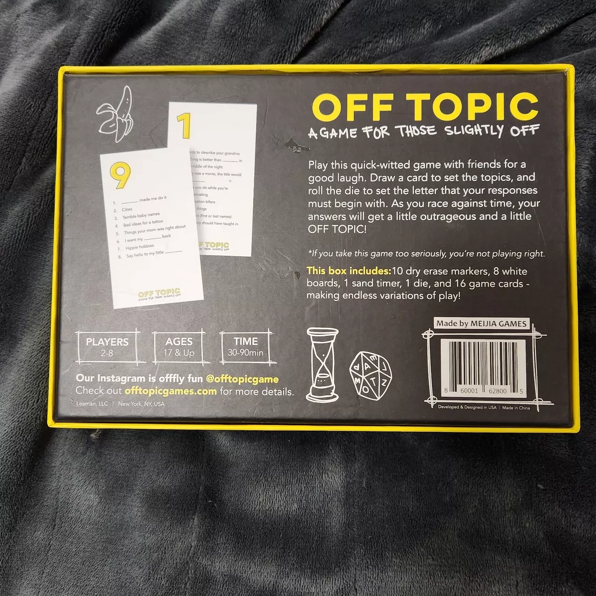 Off Topic, Board Game