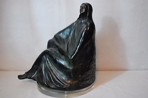 Canadian Bronze Alice Winant 1928 1989 Draped Seated Woman Ebay