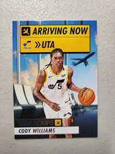 2024-25 Panini NBA Hoops Arriving Now #29 Cody Williams RC Utah Jazz NM