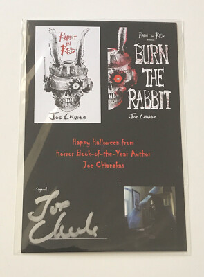 BAM BOX HORROR EXKLUSIV BURN THE RABBIT HANDSIGNIERT VON JOE CHIANAKAS