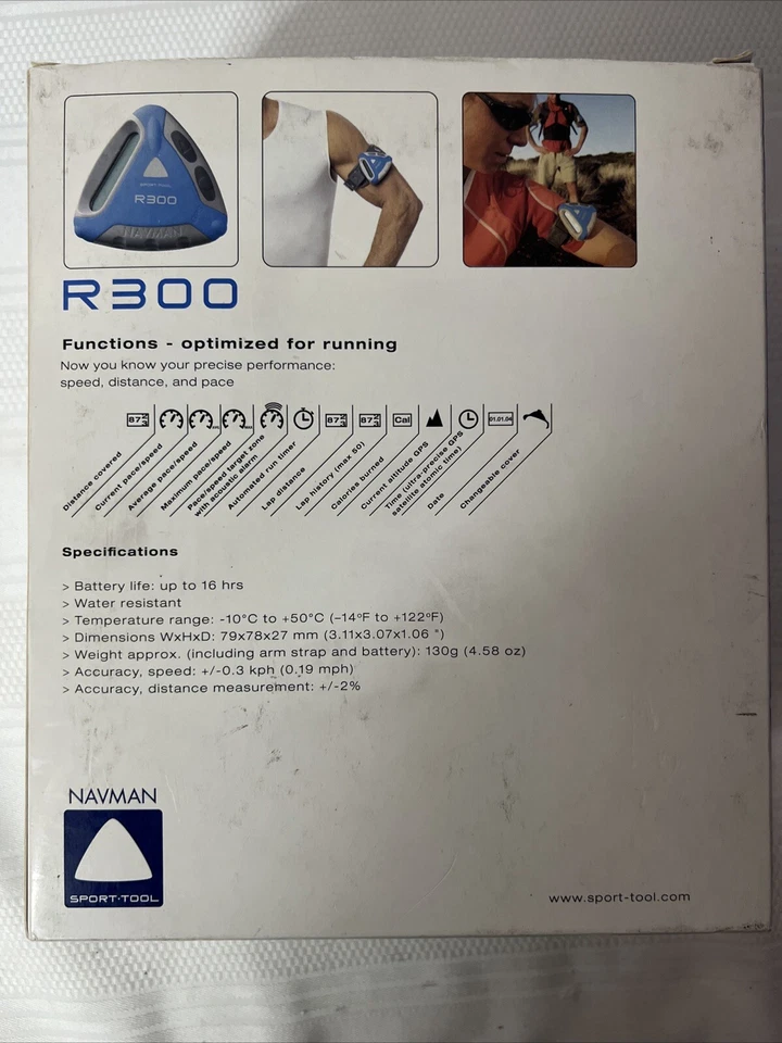 Navman R300 GPS Sport Tool: Running, Jogging, Walking, Hiking NIB - Image 3 of 4
