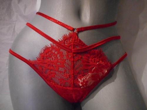 Intimissimi Women's Ceralacca Cross Back Bling Panty MEDIUM - Picture 7 of 16