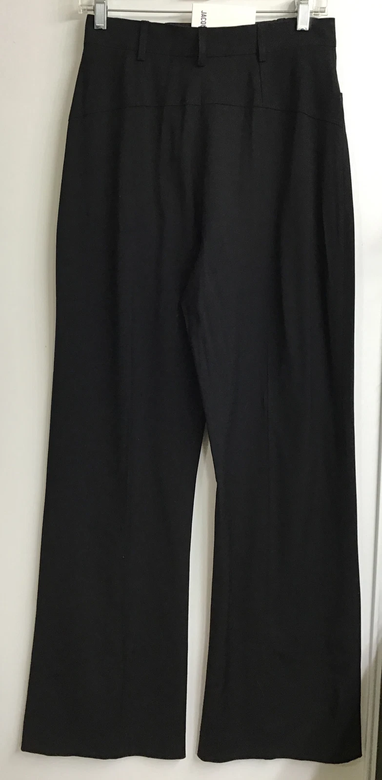 Pantaloni abiti neri jacquemus le Splash misto canapa gamba dritta taglia 6