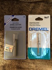 2 Dremel Genuine OEM Bits- 107 Engraving Cutter 192 High Speed Steel Cutter