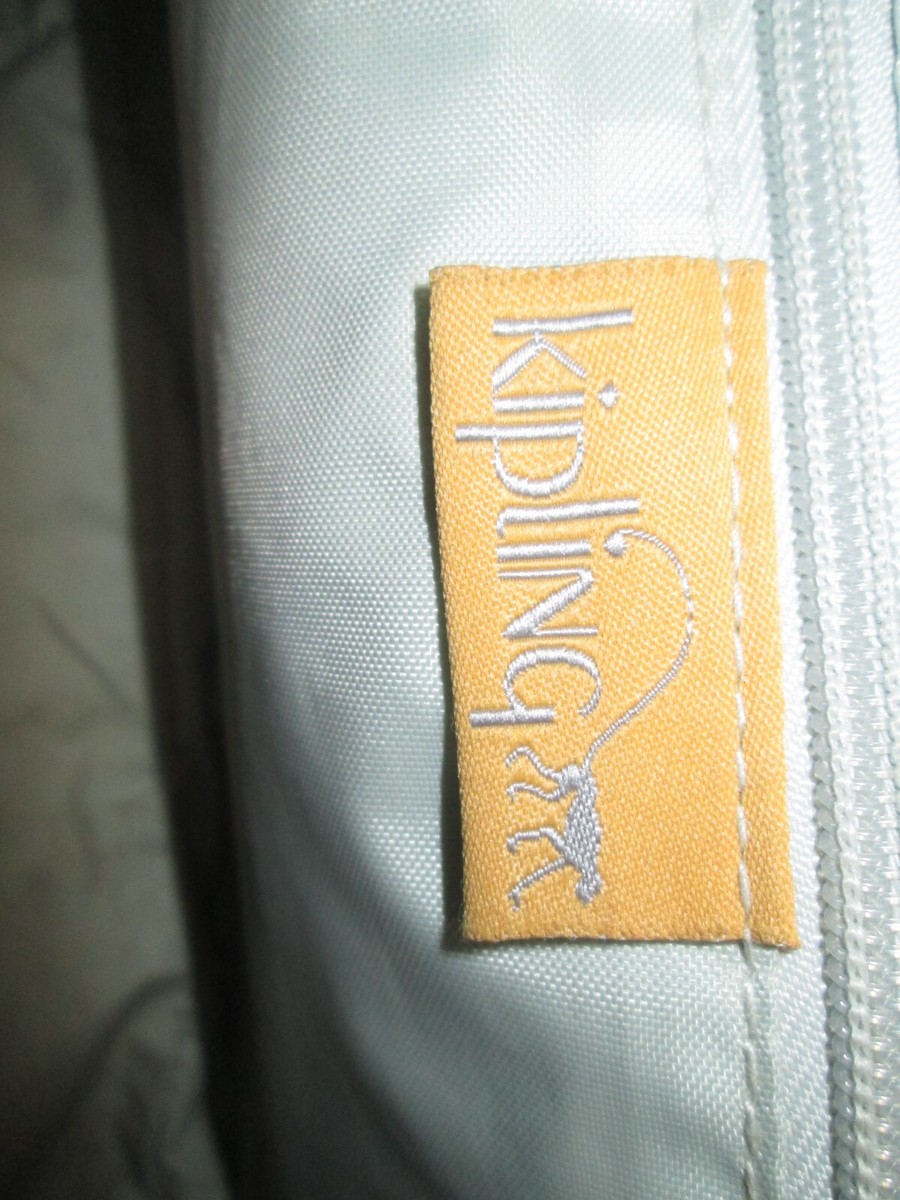 Sac à Main Bandoulière Kipling Vintage En Toile Jaune - Grand Modèle, Occasion Authentique