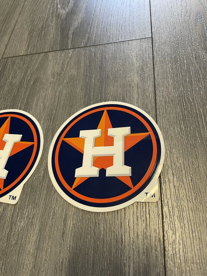 2X Adesivo de Beisebol Houston Astros MLB - Imagem 2 de 2