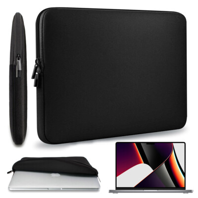 Zip Neoprene Case Bag Sleeve Pouch for 2020/2021/2022 MacBook 13 15 Pro 14/16 M1