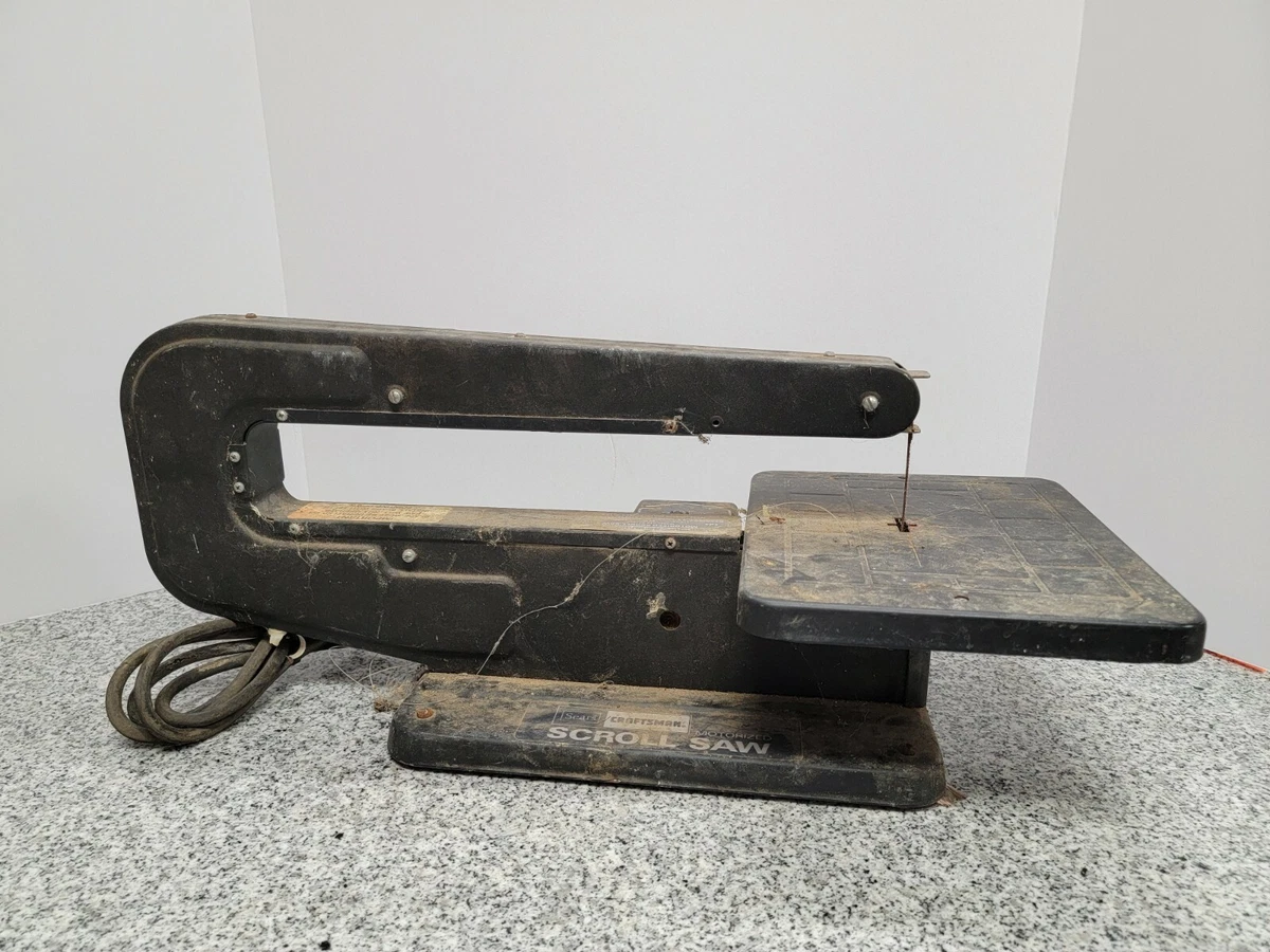 Vintage Sears Craftsman Scroll Saw Electric Model 572.247202 a x