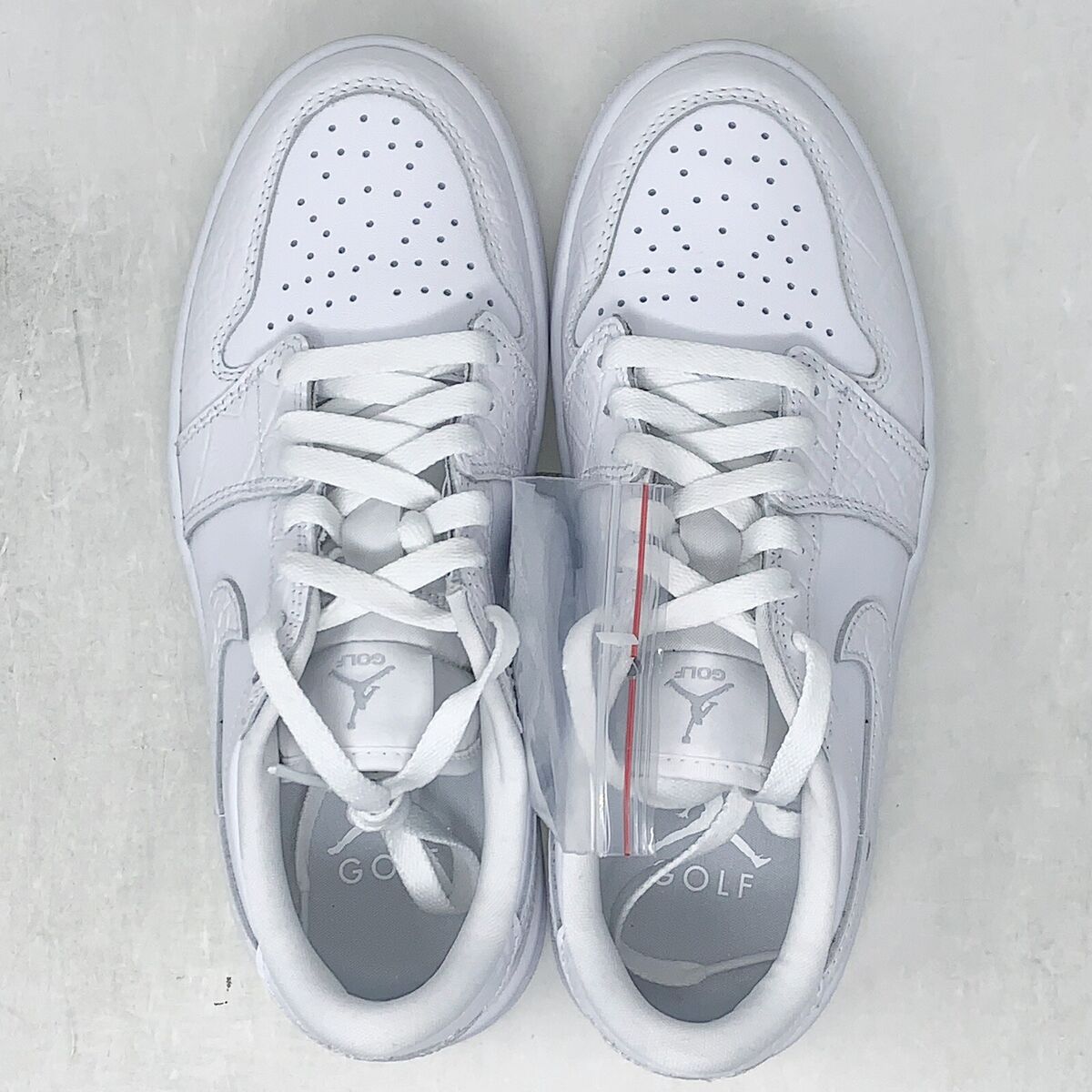Air Jordan 1 Low Croc White Golf Sneaker, Size 14 BNIB Air Jordan 1 Low Croc White Golf Sneaker, Size 14 BNIB