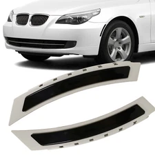 Pair Front Side Marker Bumper Smoke Reflector For 08-10 BMW LCI E60 5 Series