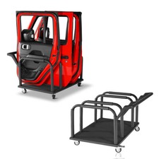 Doors Storage Movable Cart Sliding Rack For 07-26 Jeep Wrangler Jk Jl Gladiator