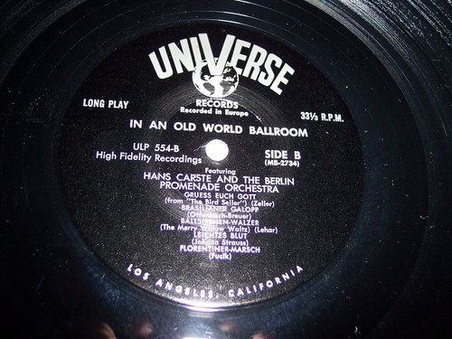 LP--GERMAN DANCES IN AN OLD WORLD BALLROOM *NM VINYL* #251 - Imagen 7 de 7