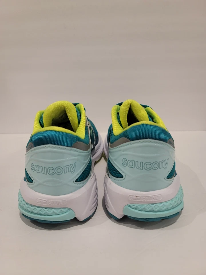Zapatos para correr Saucony Zealot ISO 2 para mujer verde azulado/limón talla 7 Foto 3 de 4