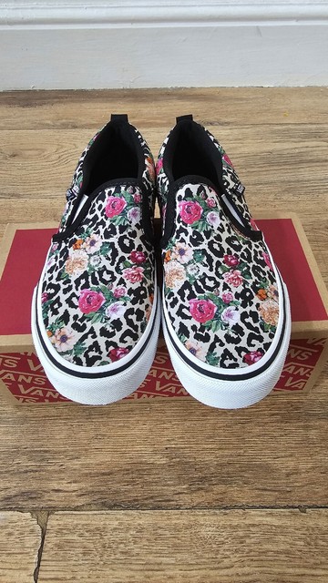 Vans Asher Floral Leopard Print Size 3.5uk Vans Asher Floral Leopard Print Size 3.5uk