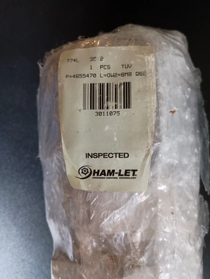 2" Stainless Steel Compression Bulkhead Union Ham-Let Let-Lok - Image 2 of 4