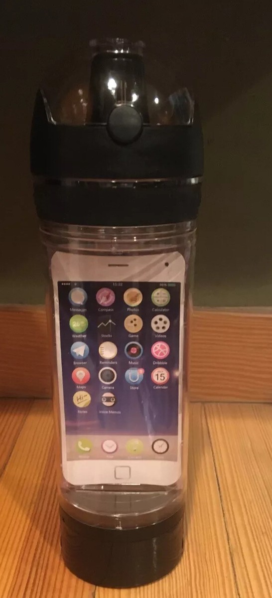 ibottle Water Bottle W/ iPhone 6 Storage Compartment 16 Oz. Screw