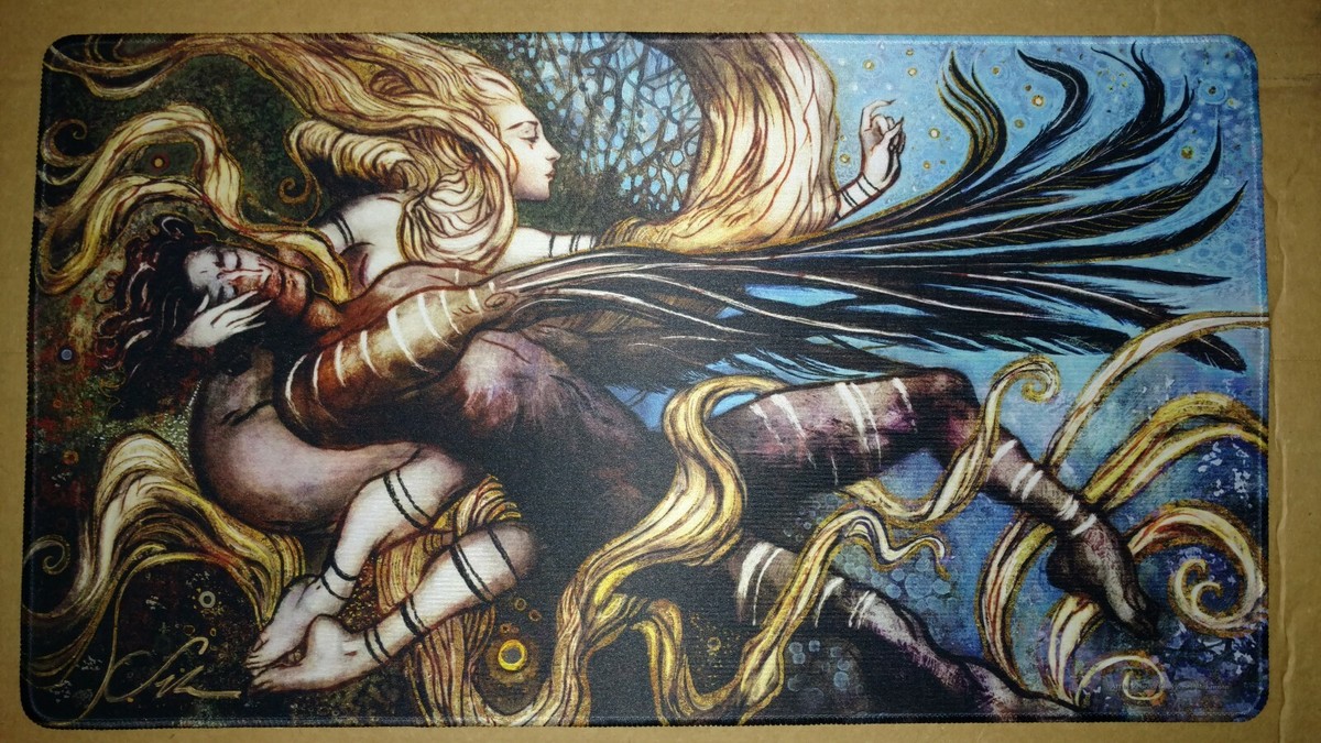 The Poet & The Faerie Queen プレイマット 新品 MTGプレイマットThe Poet and Faerie Queen