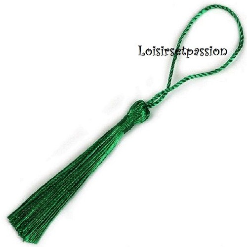 LOT (2 ou 5) POMPONS GLAND SATINÉ ** 12 cm ** coloris au choix - Bijoux Déco - Picture 44 of 45