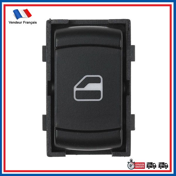 Partsline Schalter LèVe Vitre Elektrisch 4 Pins Schwarz FüR VW Golf 4 1998-2005-image
