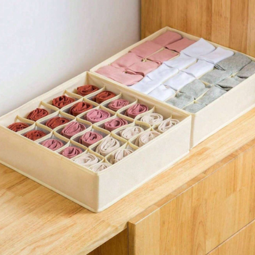 1pc 24-Grid Underwear Organizer Drawer Sock Underwear Organizer Drawer Dividers - Picture 3 of 4